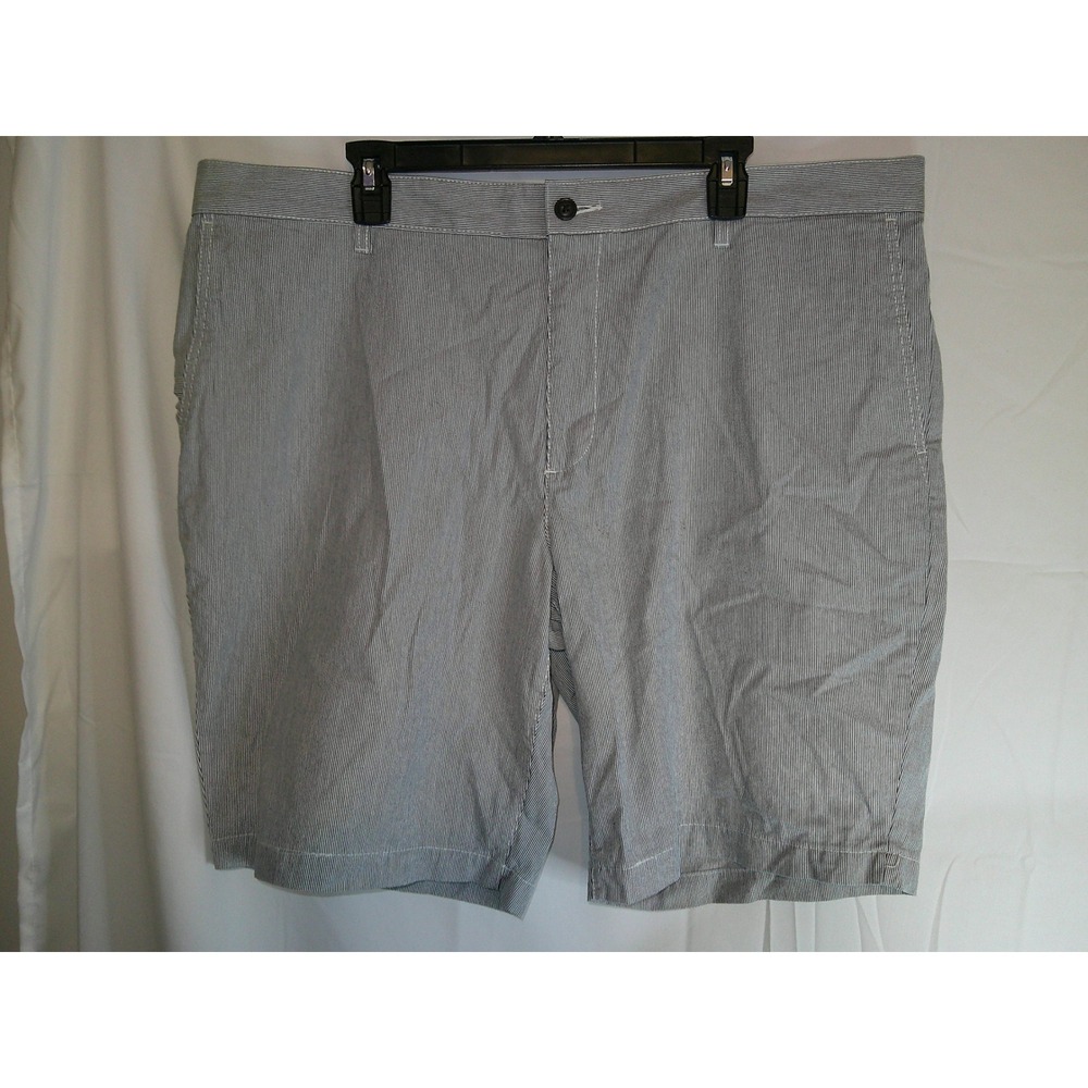 Dockers Shorts Gray Striped Casual Chino Shorts New With Tags Size 42 NWT‎ $48